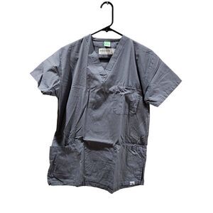 Fashion Seal XS R scrub top grey